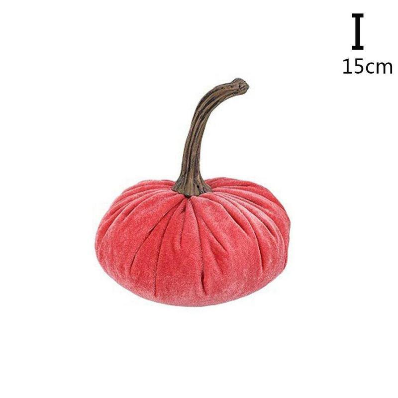 Velvet Pumpkin Decoration