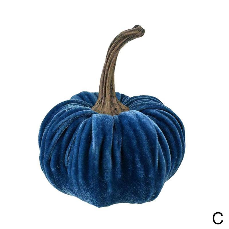 Velvet Pumpkin Decoration