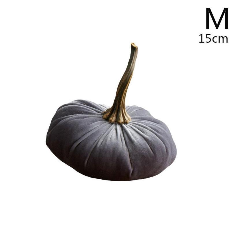 Velvet Pumpkin Decoration