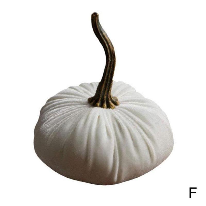 Velvet Pumpkin Decoration