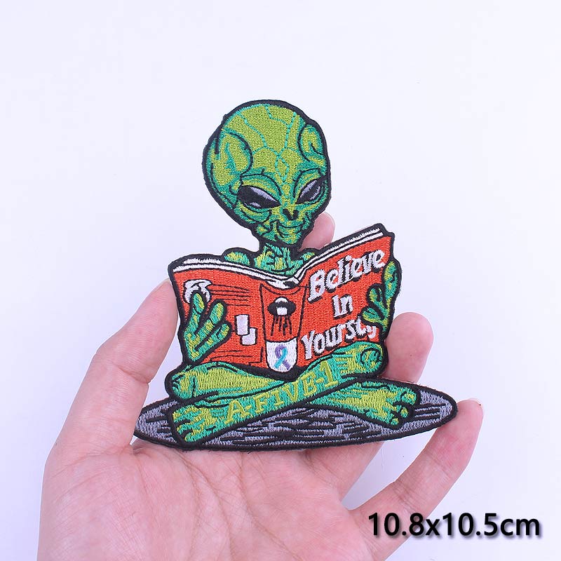 UFO Alien Patches