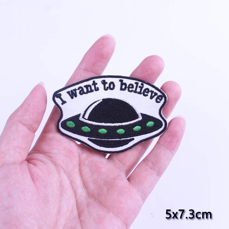 UFO Alien Patches