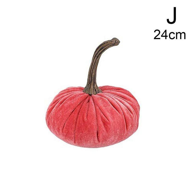 Velvet Pumpkin Decoration