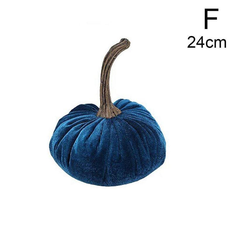 Velvet Pumpkin Decoration