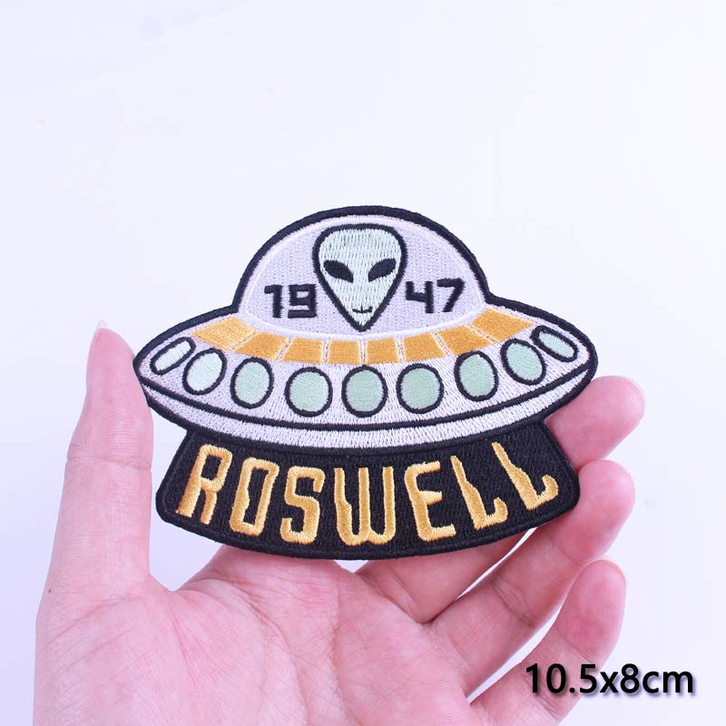 UFO Alien Patches