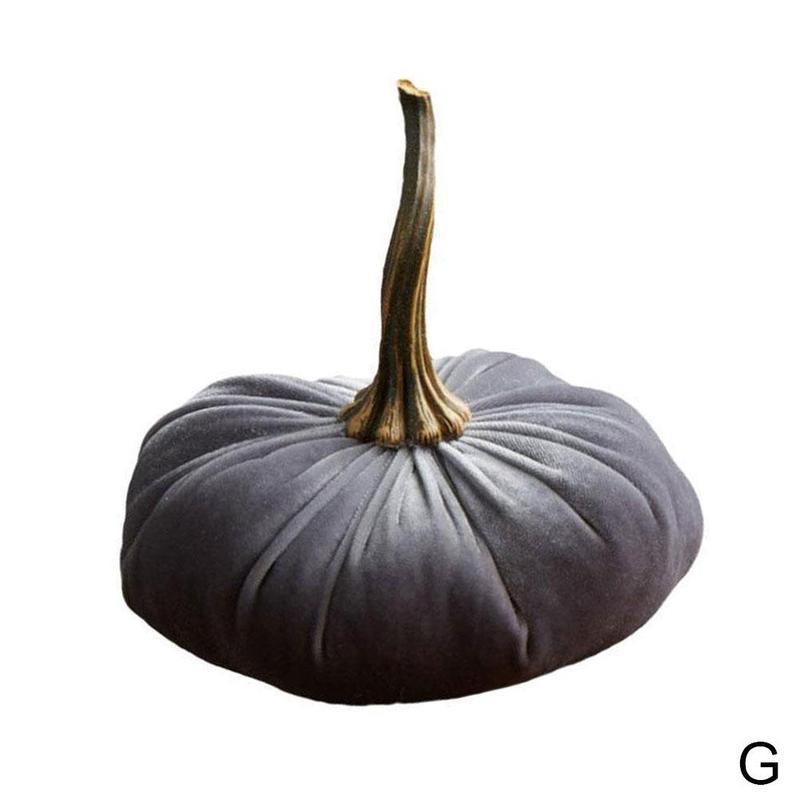 Velvet Pumpkin Decoration