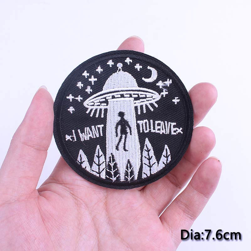 UFO Alien Patches