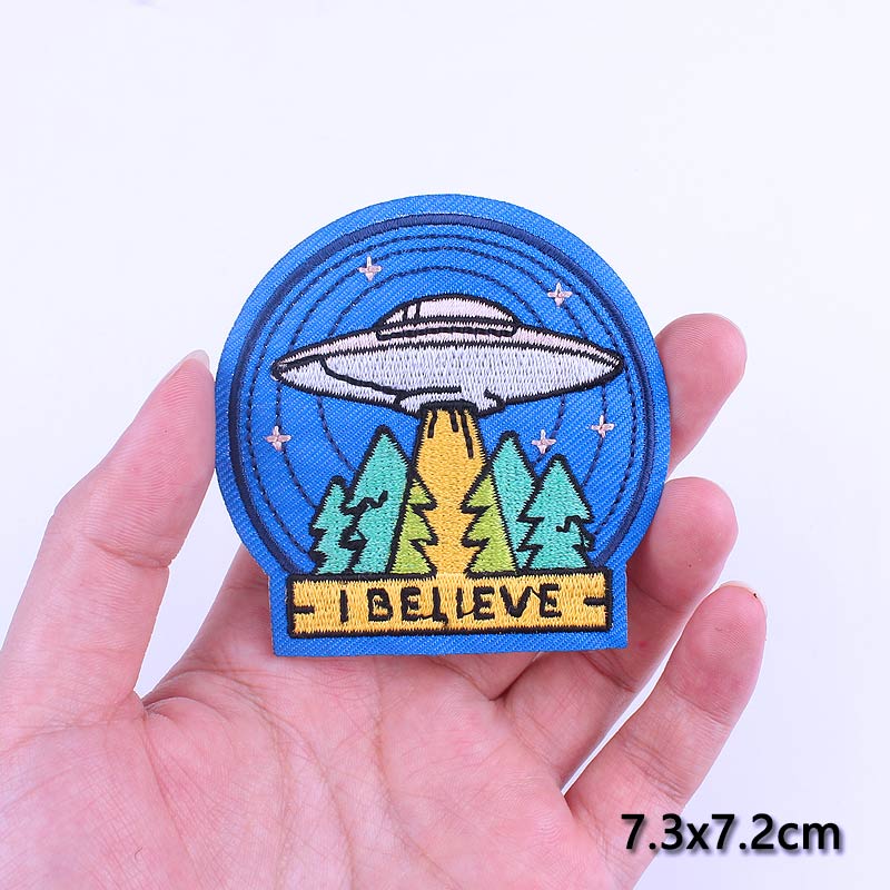 UFO Alien Patches