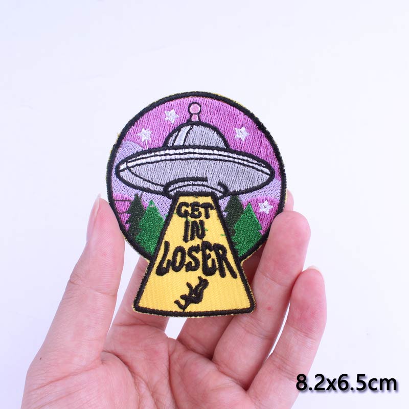 UFO Alien Patches