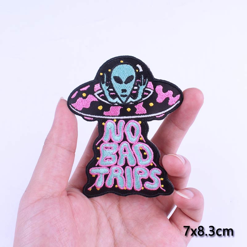 UFO Alien Patches