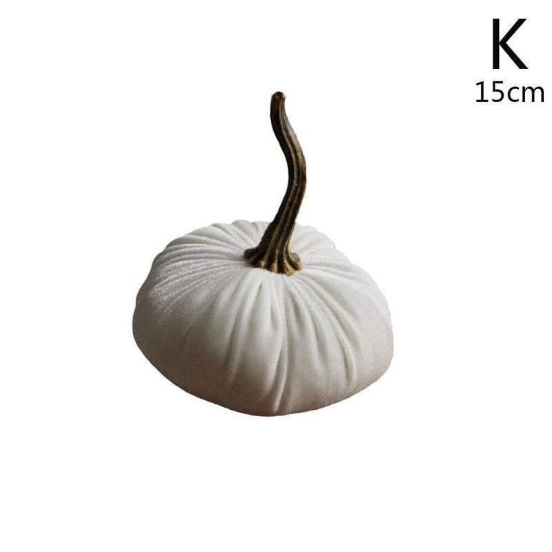 Velvet Pumpkin Decoration