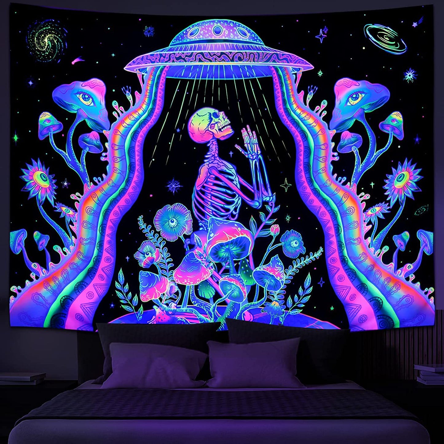 Blacklight Tapestry