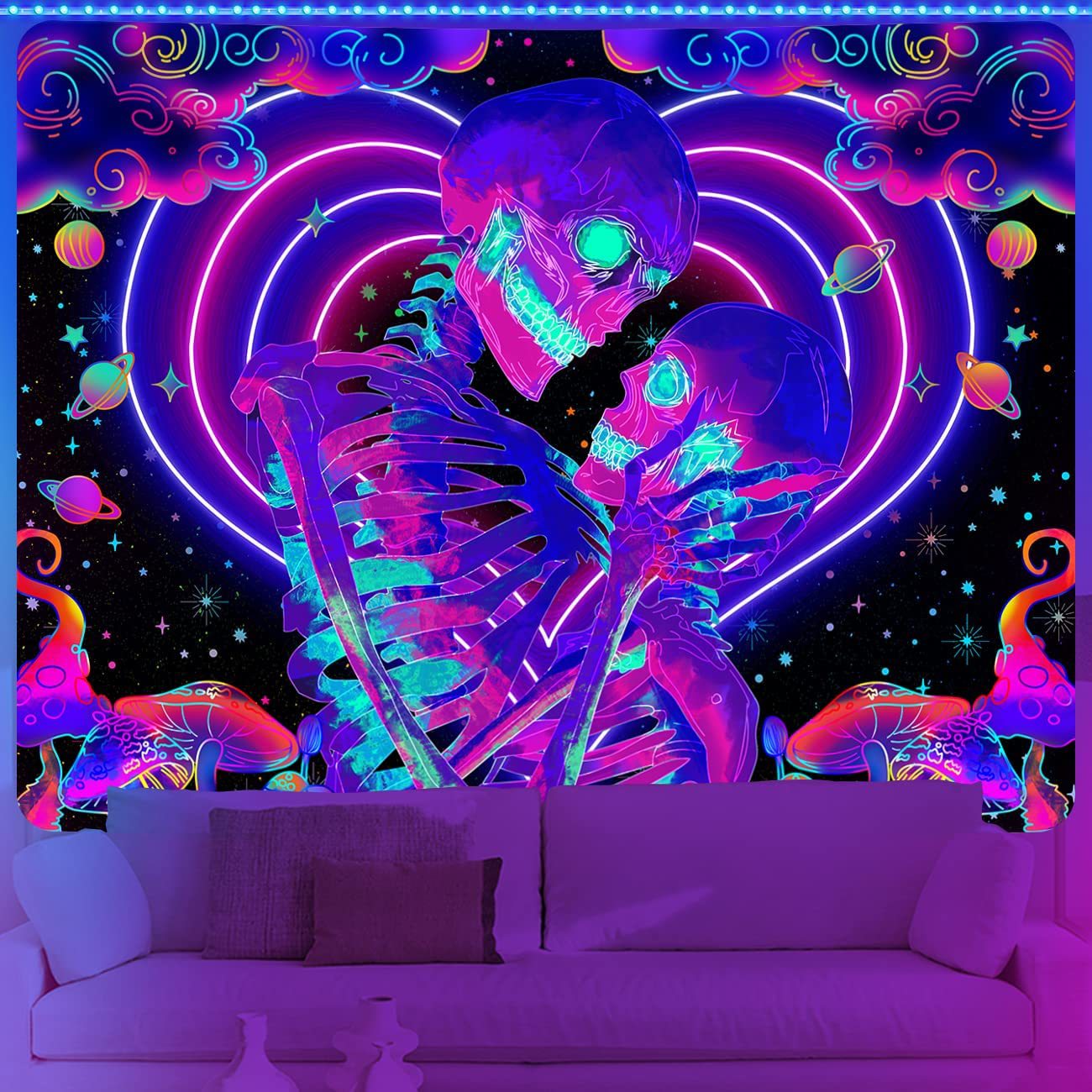 Blacklight Tapestry