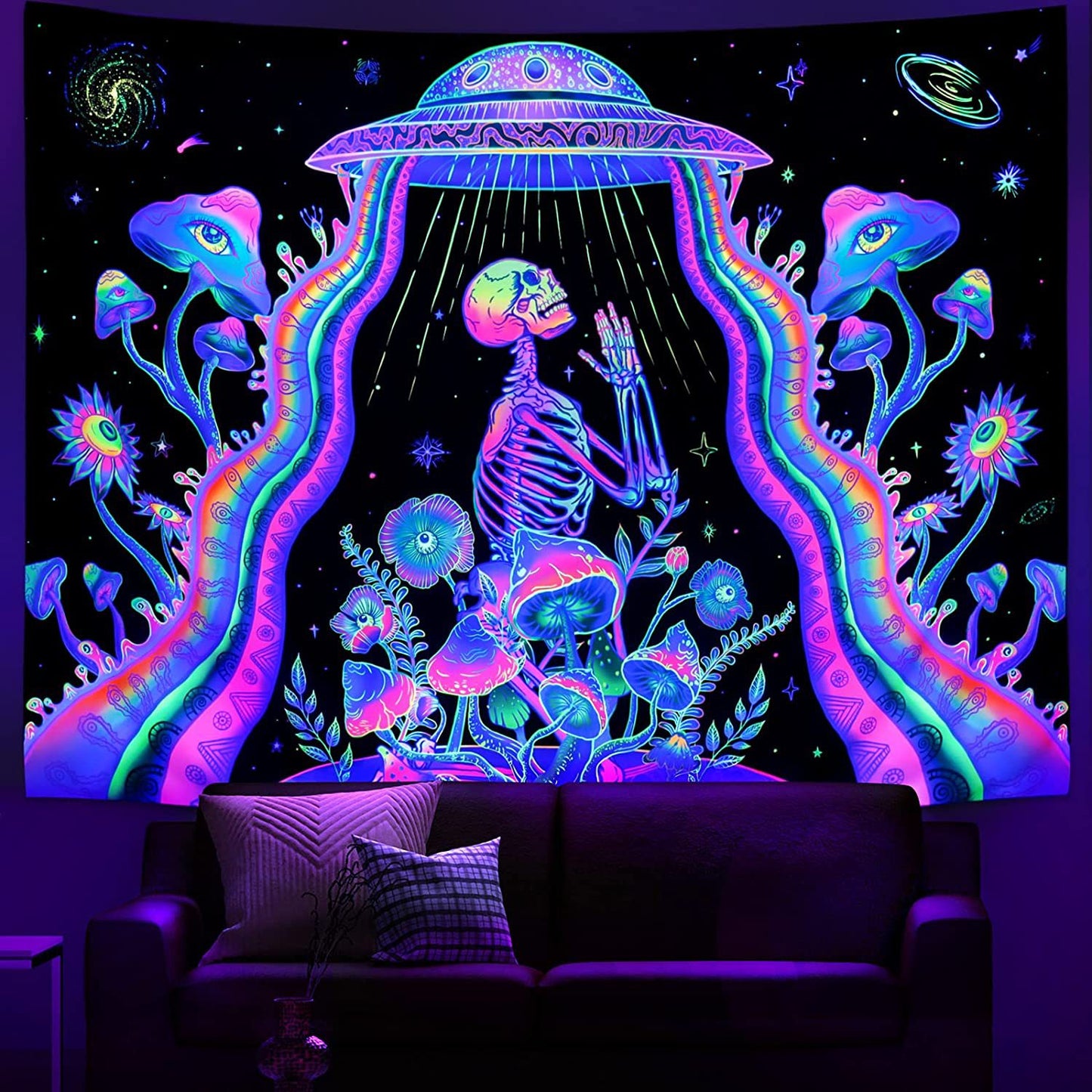 Blacklight Tapestry