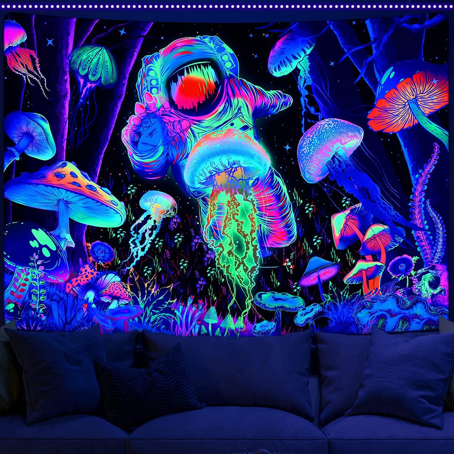 Blacklight Tapestry