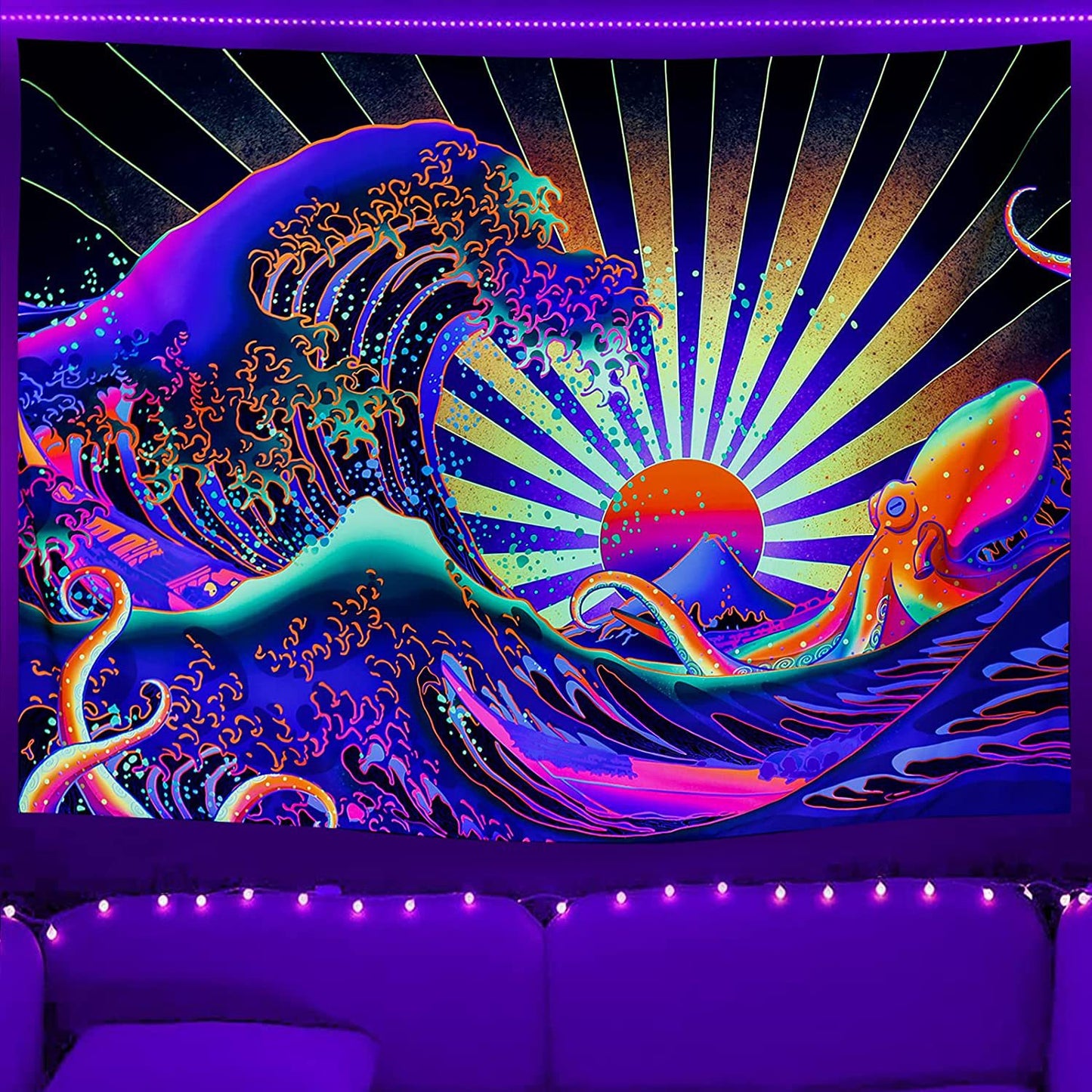 Blacklight Tapestry