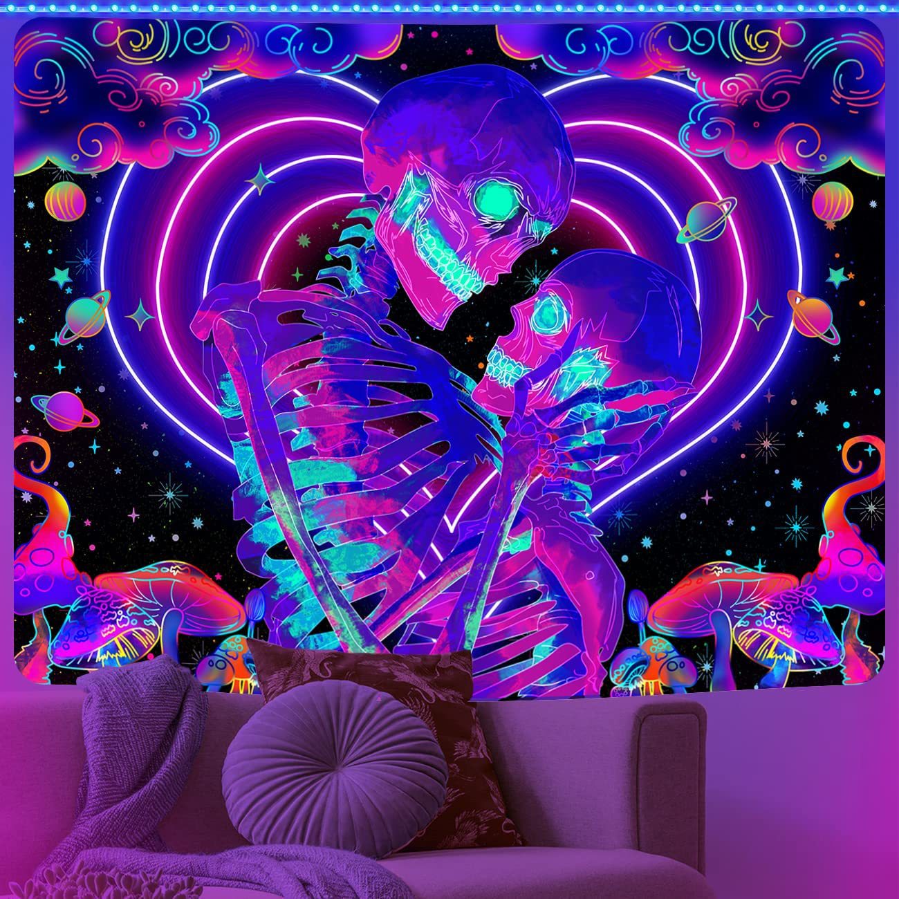 Blacklight Tapestry