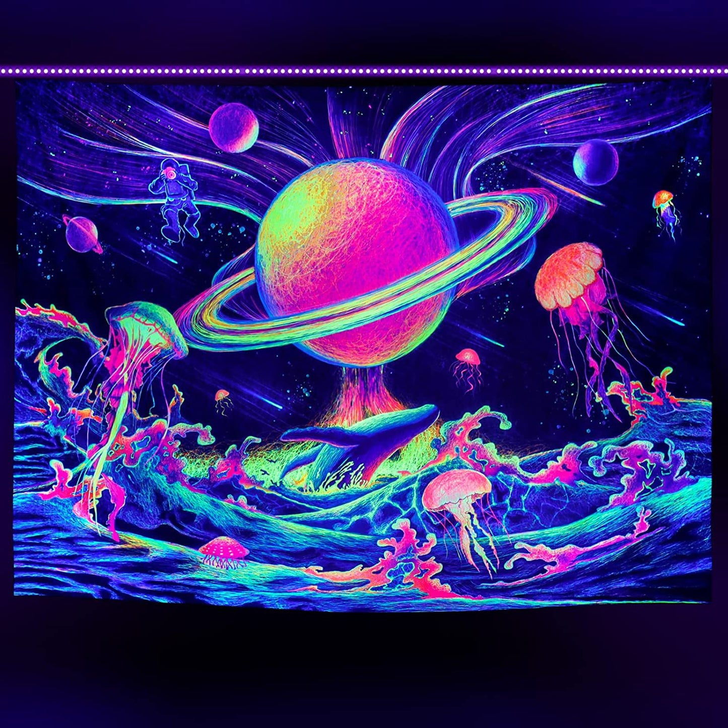 Blacklight Tapestry