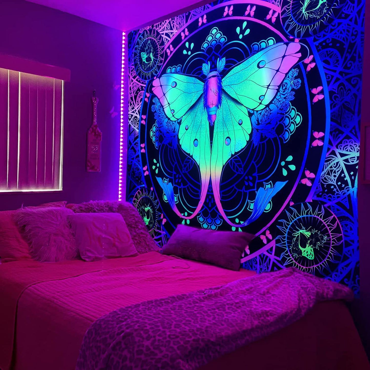 Blacklight Tapestry