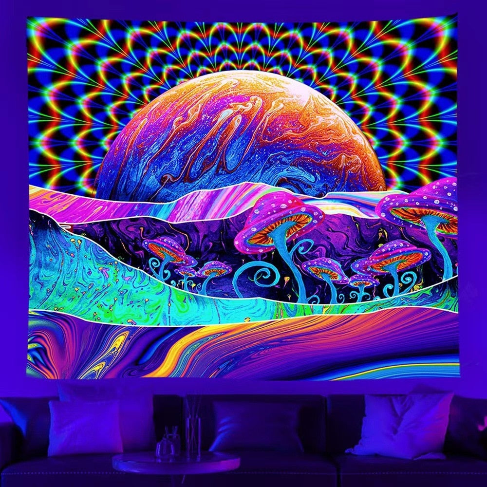 Blacklight Tapestry