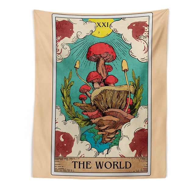 Tarot Mushroom Tapestry