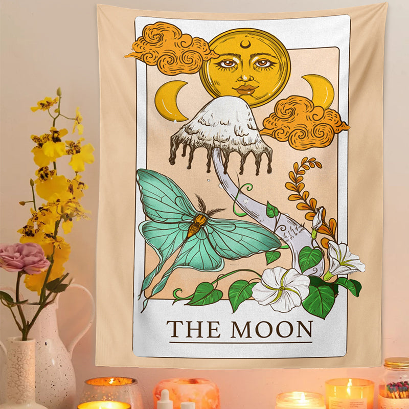 Tarot Mushroom Tapestry