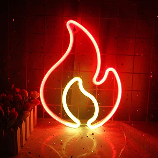 Fire Flame Neon Sign