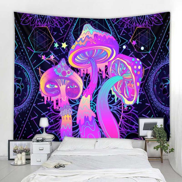 3D Fantasy Colorful Art Tapestry