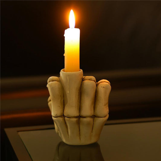 Middle Finger Candle Holder